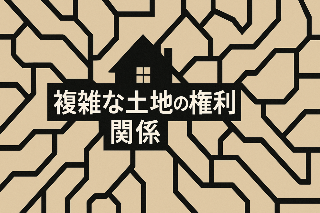 複雑な土地の権利関係