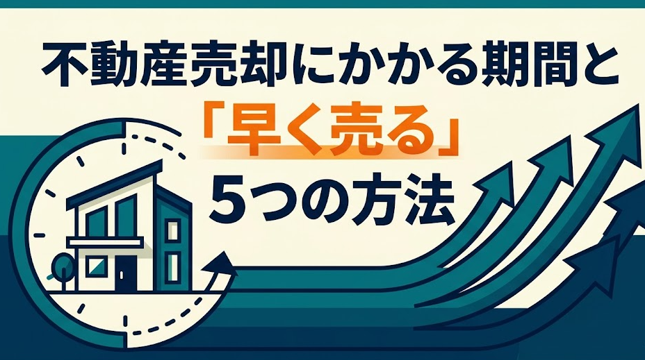 不動産売却にかかる期間と「早く売る」5つの方法｜鶴ヶ島・坂戸・川越版【2026年】