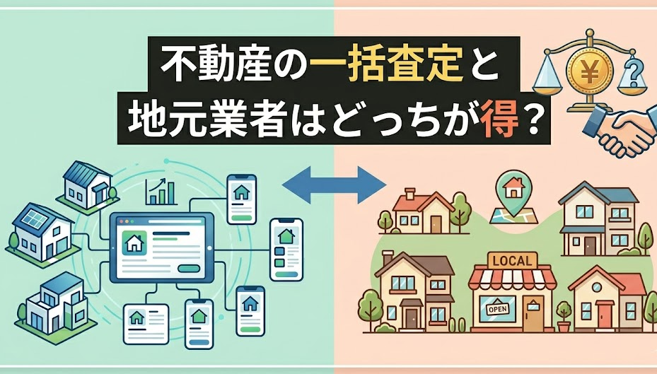 不動産の一括査定と地元業者はどっちが得？使い分けと選び方を解説【鶴ヶ島・坂戸・川越】